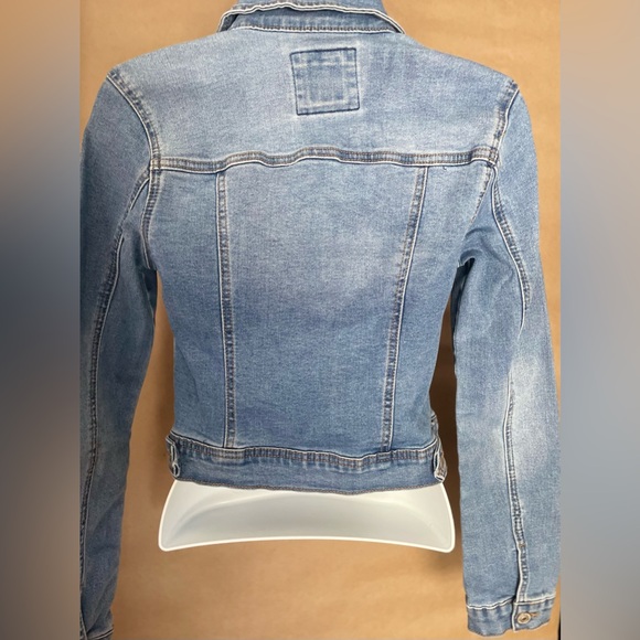 Wax Jean Long Sleeve Denim Jacket - Picture 8 of 10